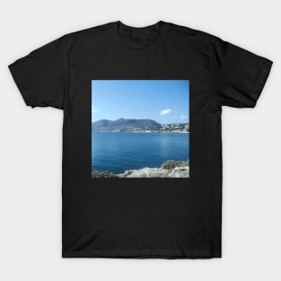 Summer Sunset In Crete sightseeing trip photography from city scape Crete Greece summer day by the beach T-Shirt